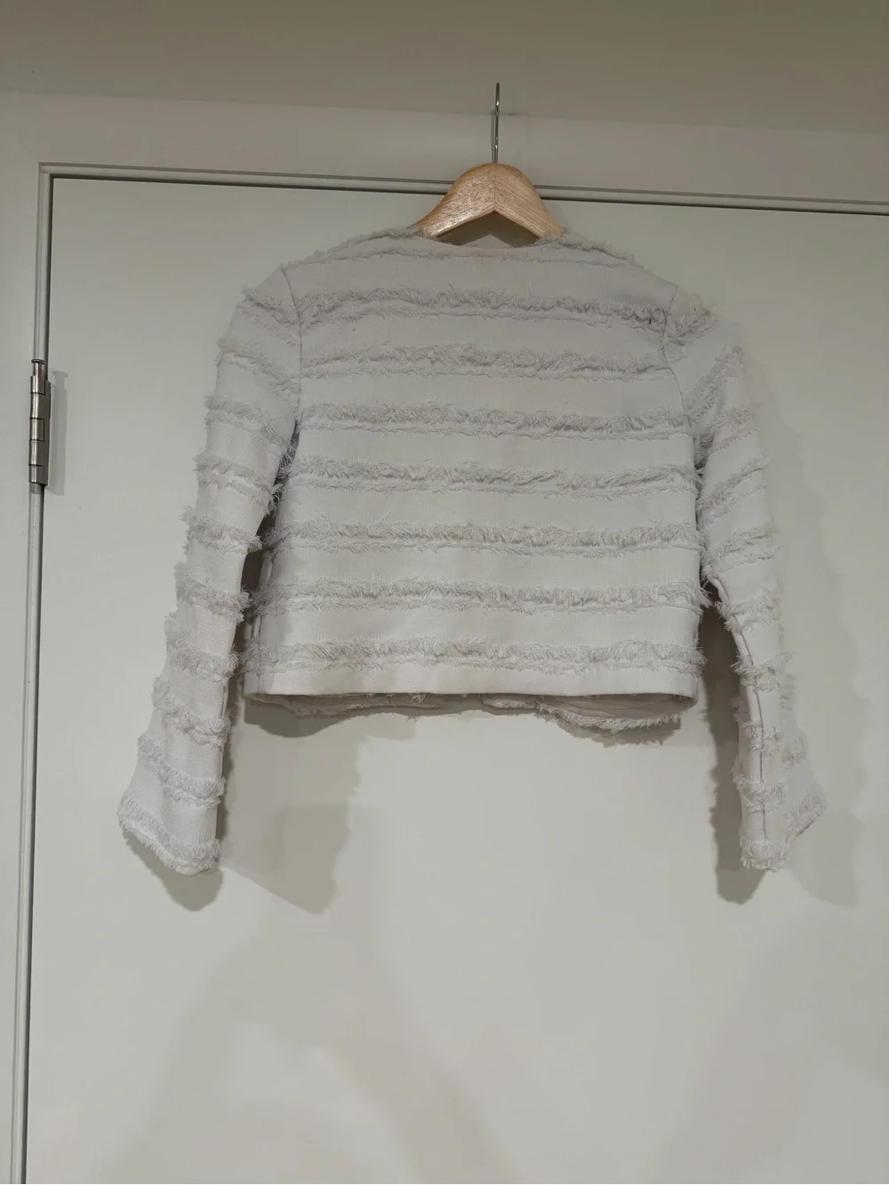 Janie and Jack • White Fringe Jacket
